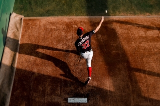 WASHINGTON, DC - JUNE 04: Stephen Strasburg #37 of the Washington Nationals warms up prior to the game against the Chicago White Sox at Nationals Park on June 4, 2019 in Washington, DC. (Photo by Will Newton/Getty Images)